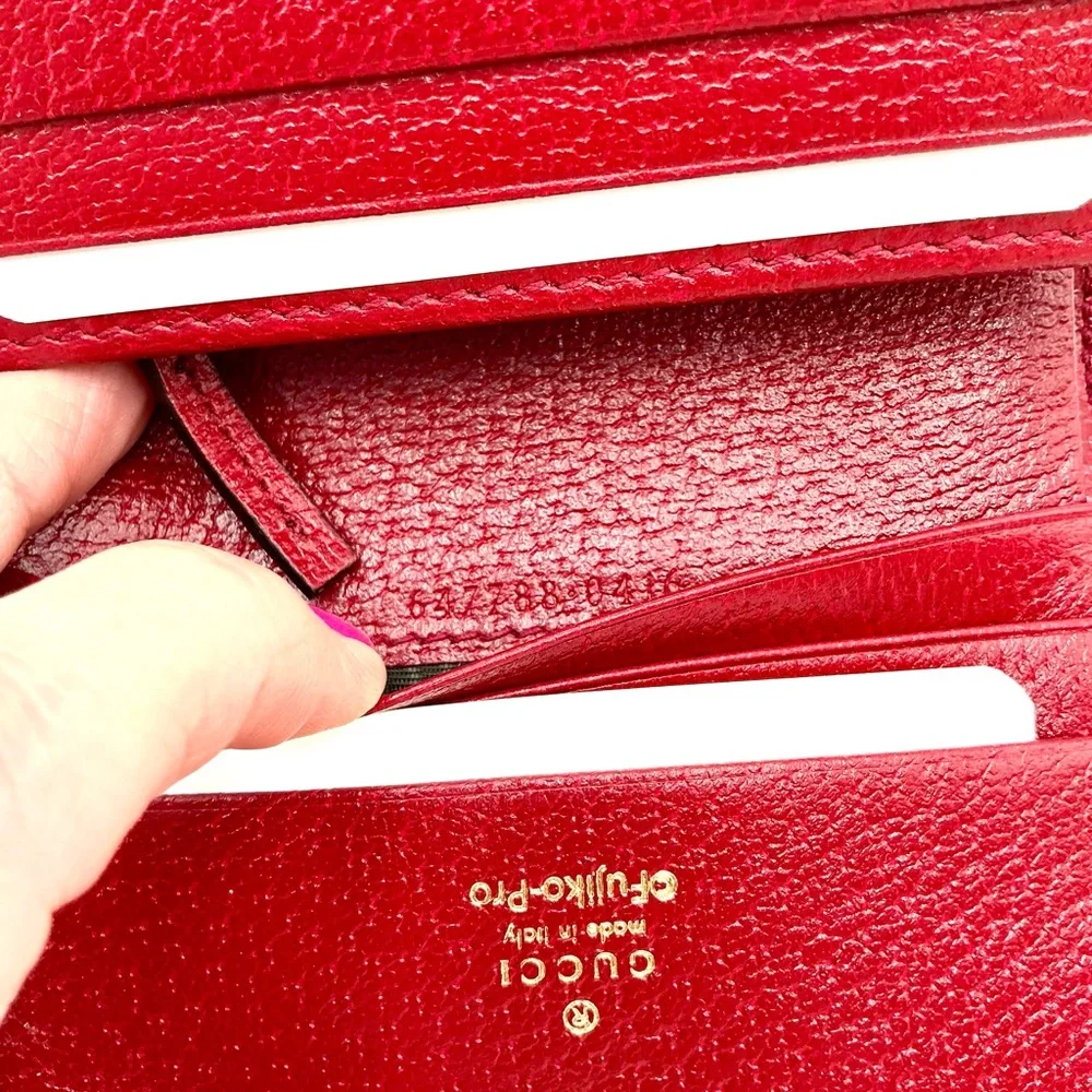 Gucci x Doraemon GG Marmont Compact Wallet- Limited Edition #1101 - Picture 4 of 4